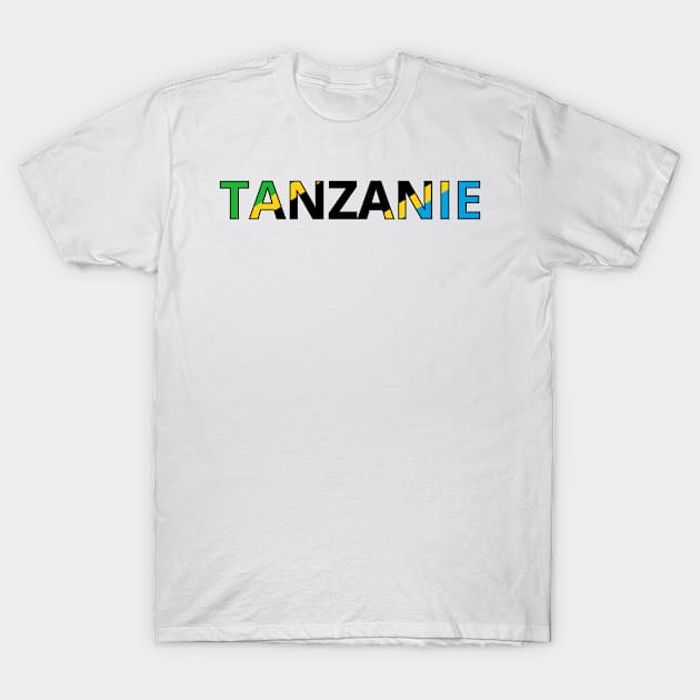 Drapeau Tanzanie T-Shirt by Pixelforma